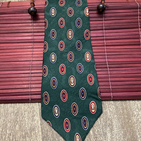 Tommy Hilfiger Italian Silk tie two tone - Picture 1 of 4